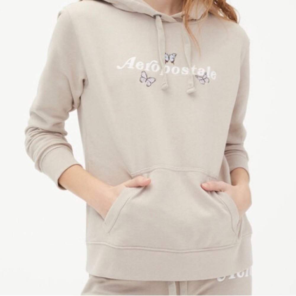 NWT Aeropostale Butterfly Pullover Hoodie